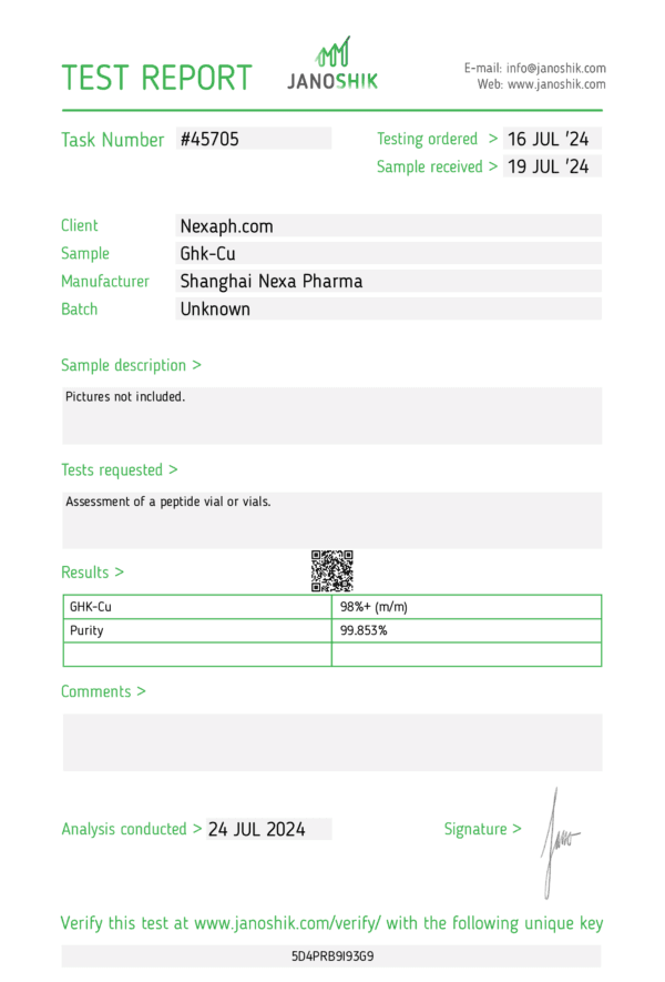 GHK-cu Cosmetic/Topical 5x 1g Ampules
